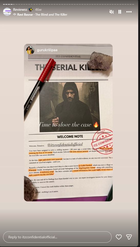Customer review of ITZ Confidential